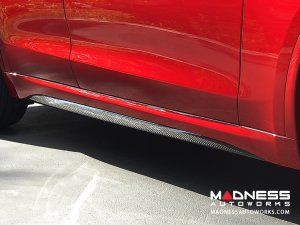 Alfa Romeo Stelvio Quadrifoglio Side Skirt Trim Kit - Carbon Fiber